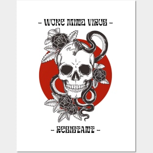 Woke Mind Virus Resistant Posters and Art